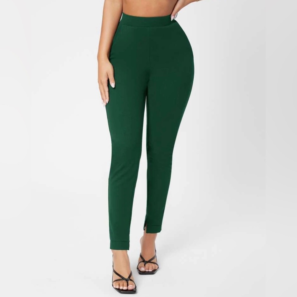 PETITE Slant Pocket Skinny Pants
Dark Green / 4(Petite S)